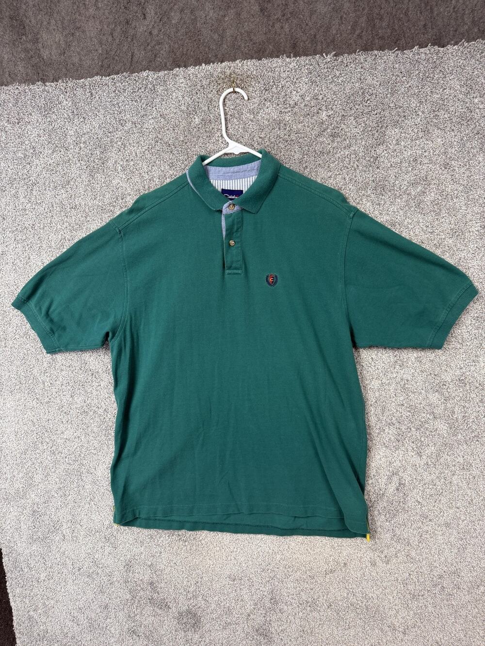 Catalina Polo Shirt Large Green Preppy Golf Country Club Classic Business Casual